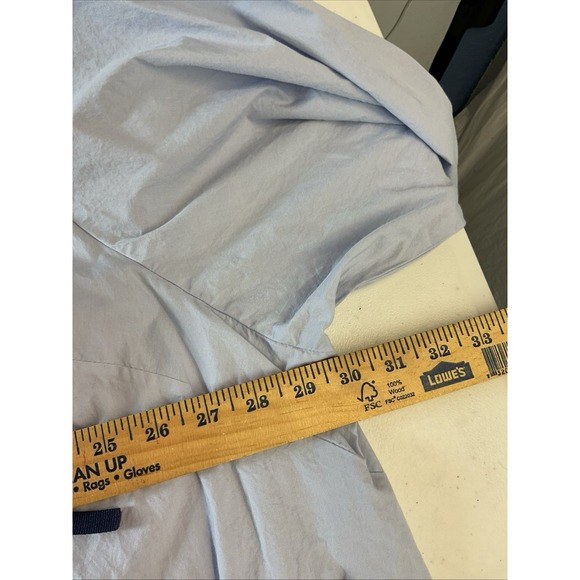 Anthropologie Maeve Asymmetrical Blue knee 3D shirt Dress Cotton Plus 3X Popover - Picture 4 of 10